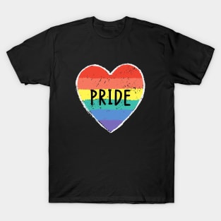 Rainbow Pride Hearts T-Shirt